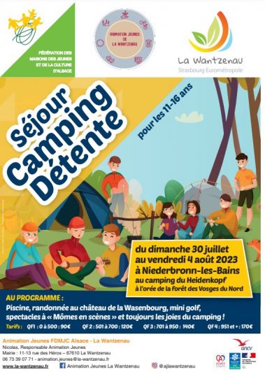 séjour camping